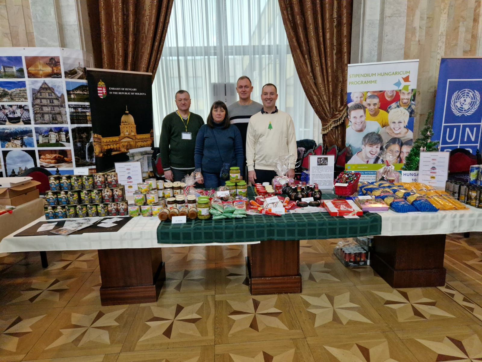 Stand of the Embassy of Hungary at the International Charity Fair organized by the International Women's Club of Moldova (IWCM). 
